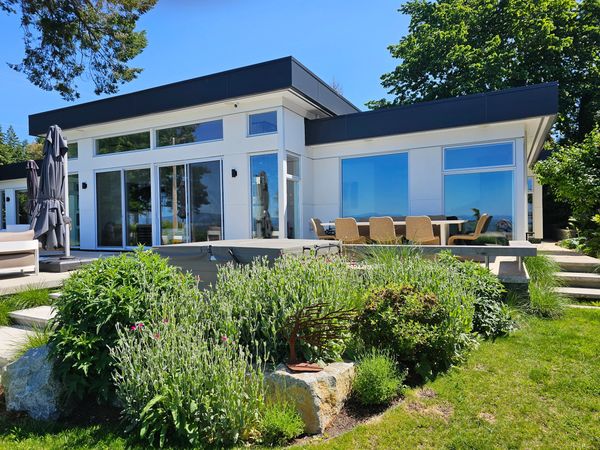 This home was designed to capture the breathtaking panoramic view across the Salish Sea.