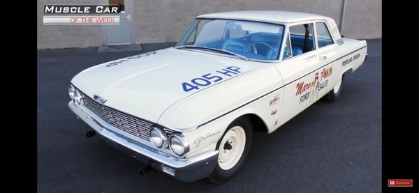 1962 galaxie lightweight. 1 of 11 cars produced and only one of the 3 in existence today. 