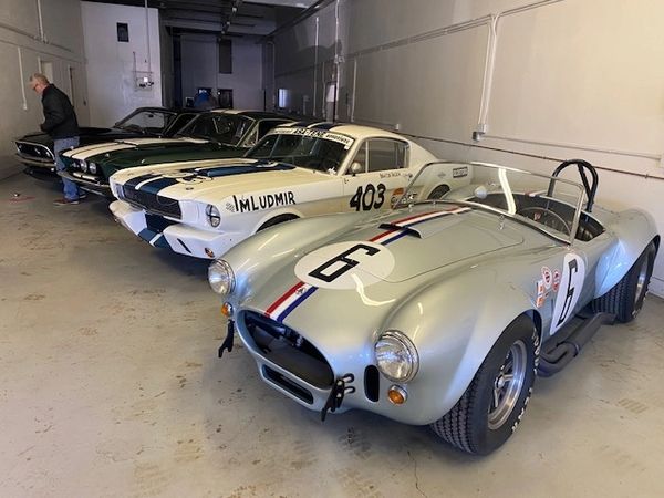 This 65 competition 427 cobra was raced at Sebring. What an amazing piece of history that was to wor