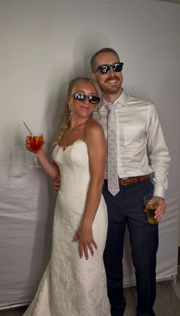 Bride & Groom Photo Booth Fun