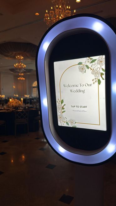 Customize Tap To Start Screen on our photo booth