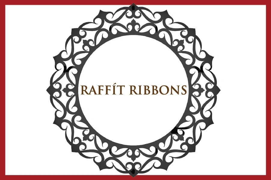 American Crafts 1 x 75yd Red Raffia Ribbon