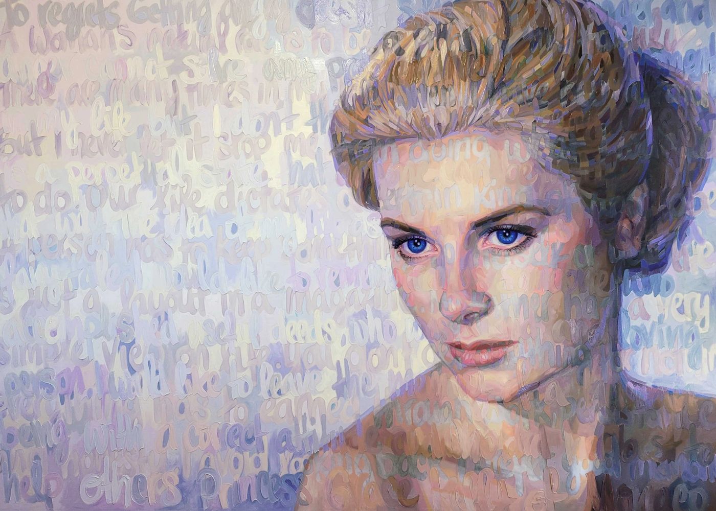 Grace Kelly III 56x93in Oil on Canvas