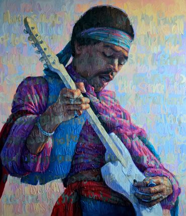 Jimi
66in x 56in Oil on canvas