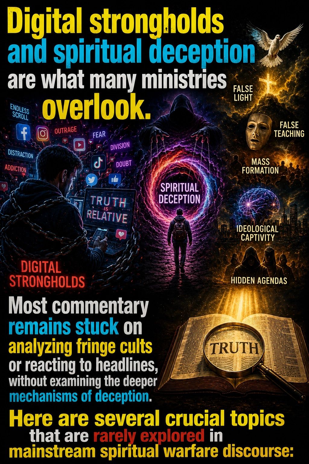 Digital and spiritual deception overlooked by many ministries.