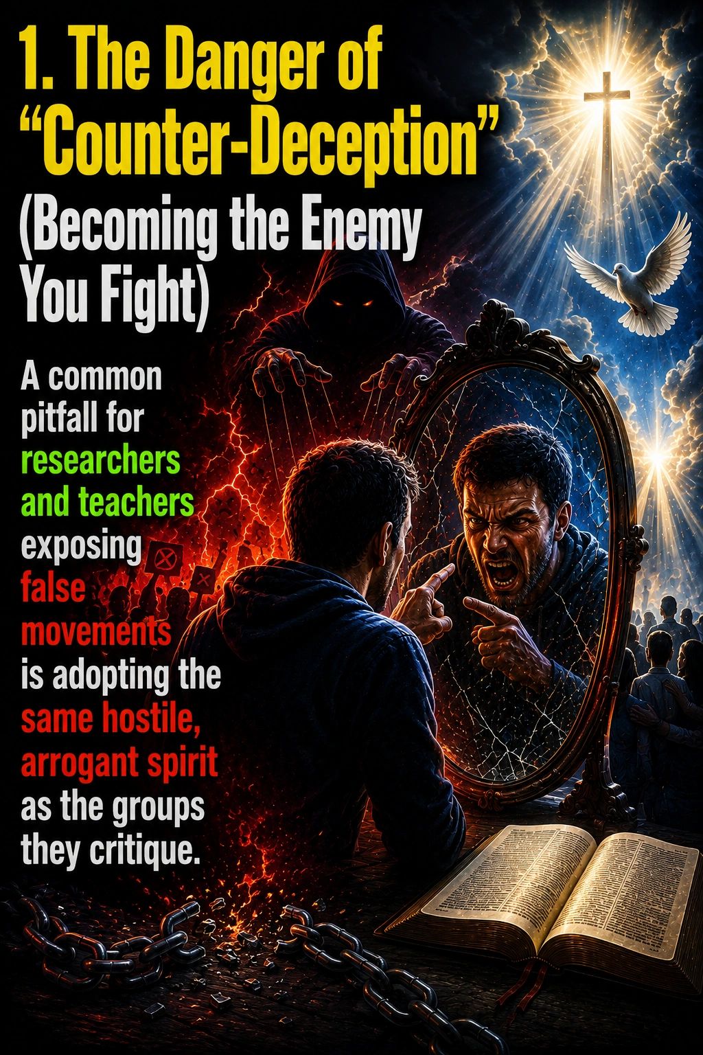 The danger of counter-deception is becoming the enemy you fight.