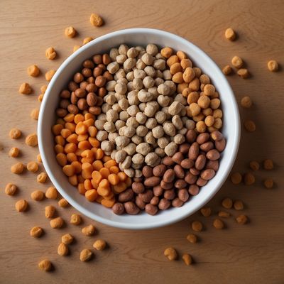 Bowl of dog food