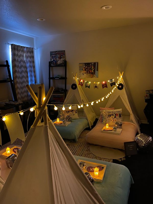 Taylor Swift sleepover slumber party Colorado Springs Kids Birthday Party 
