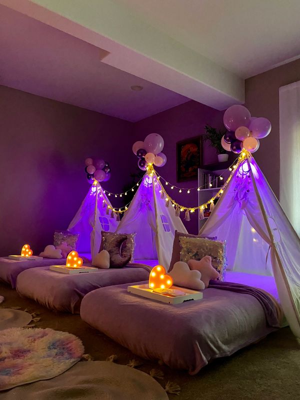 Colorado Springs sleepover party, spa party, iron on patch party Kids birthday ideas Colorado Spring