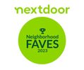 Nextdoor neighborhood faves 2023 badge
