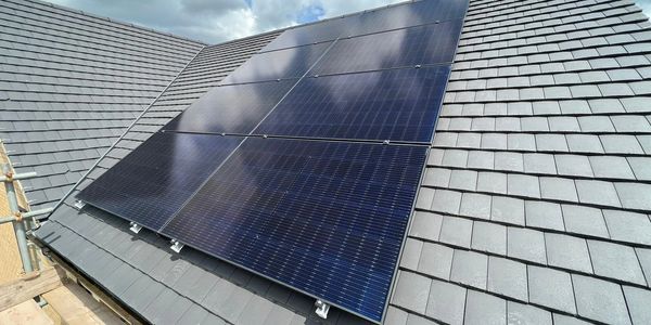 Solar PV Panel - Roof Mounted Solar Installation.