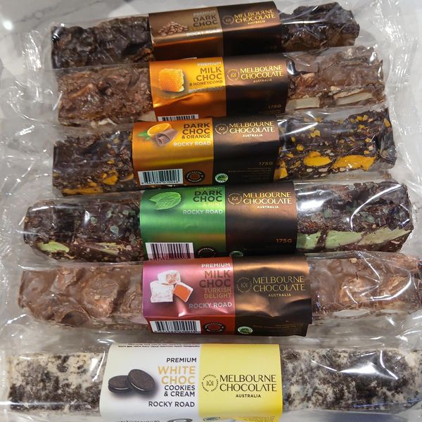 A range of cholates made in Melbourne.