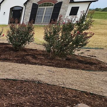 Mulch installation skiatook, ok 74070