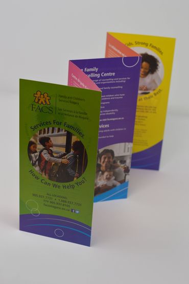 Family and Children Services of Niagara (FACS Niagara) Brochure Design