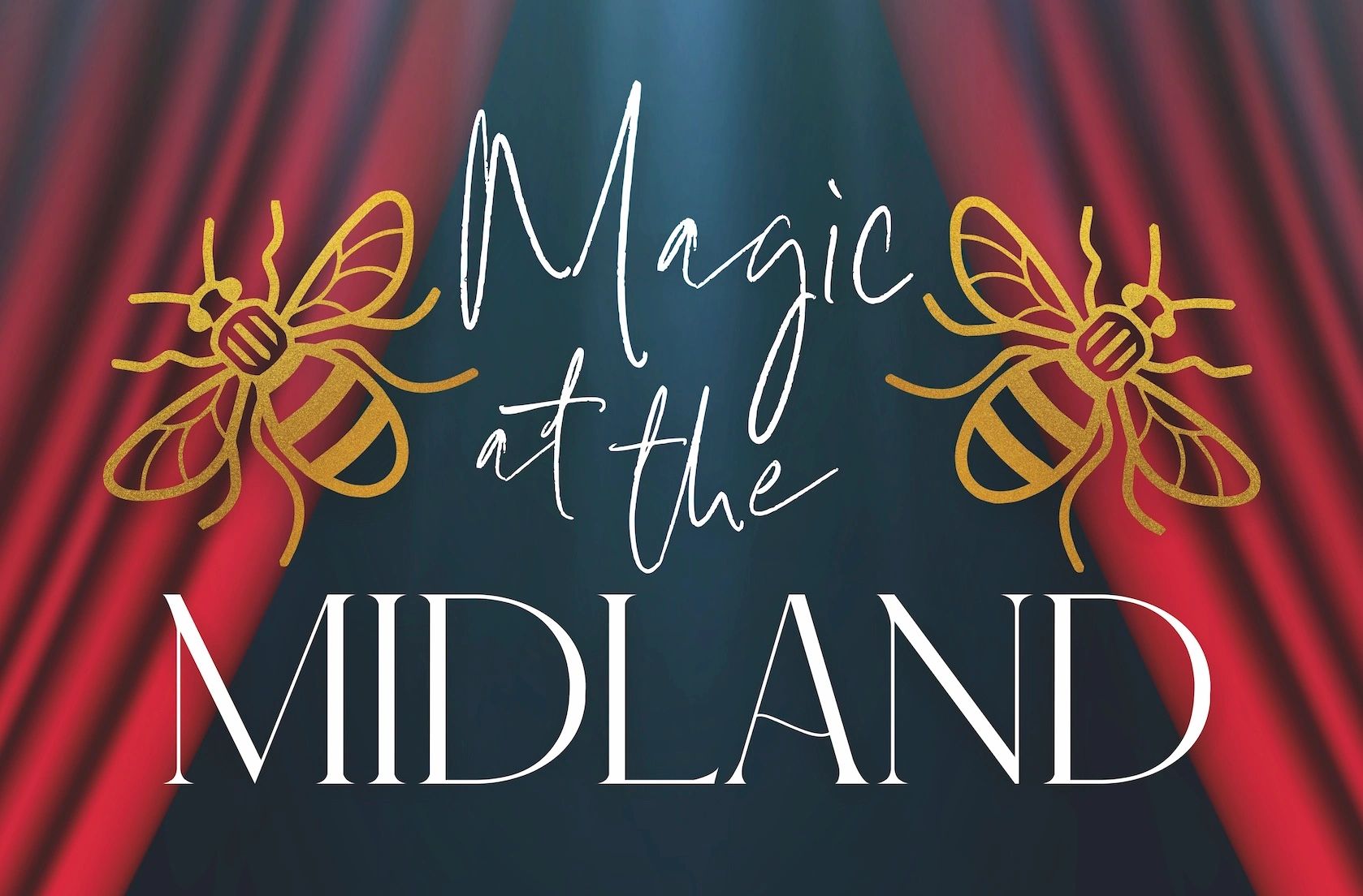 The Magic at the Midland logo featuring Manchester's iconic worker bees.