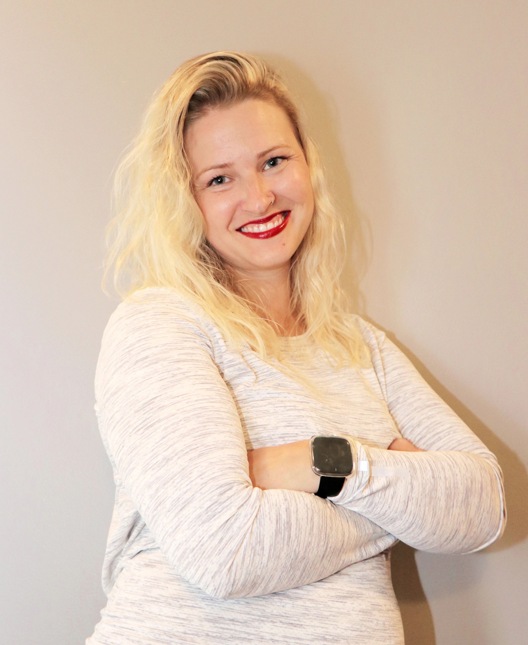 headshot of women smiling