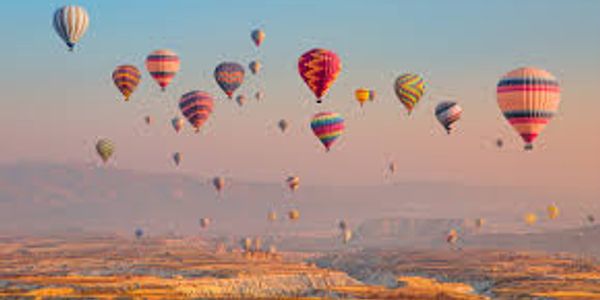 Hot-air balloons in Cappadocia