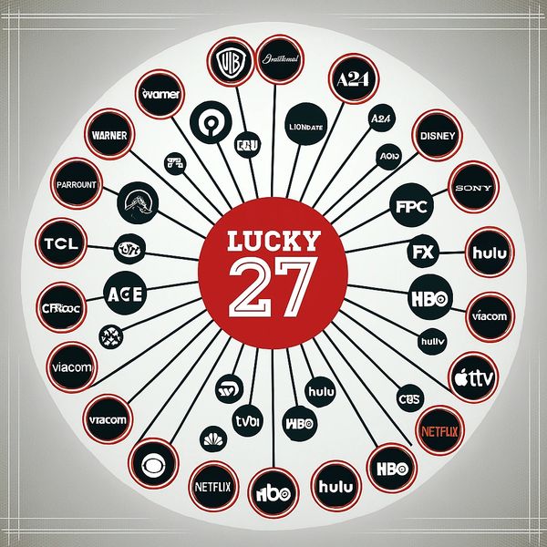 Media company logos, including Netflix, Warner Bros., HBO, Hulu, Disney, Viacom, Lionsgate, PAR+