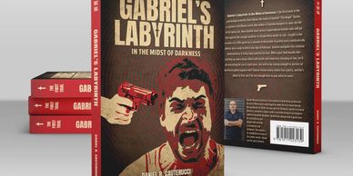 Gabriel's Labyrinth book design mockup