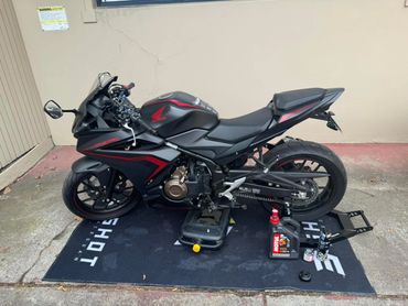 Onsite service carried out on this CBR500