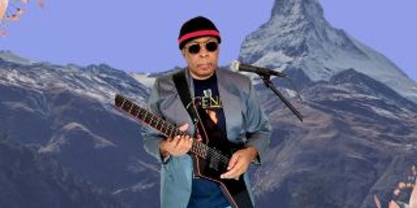 Dr. Denver with red devil rock guitar mountain peak
#drdenver #reggaefusion #jamerican #babyboomer