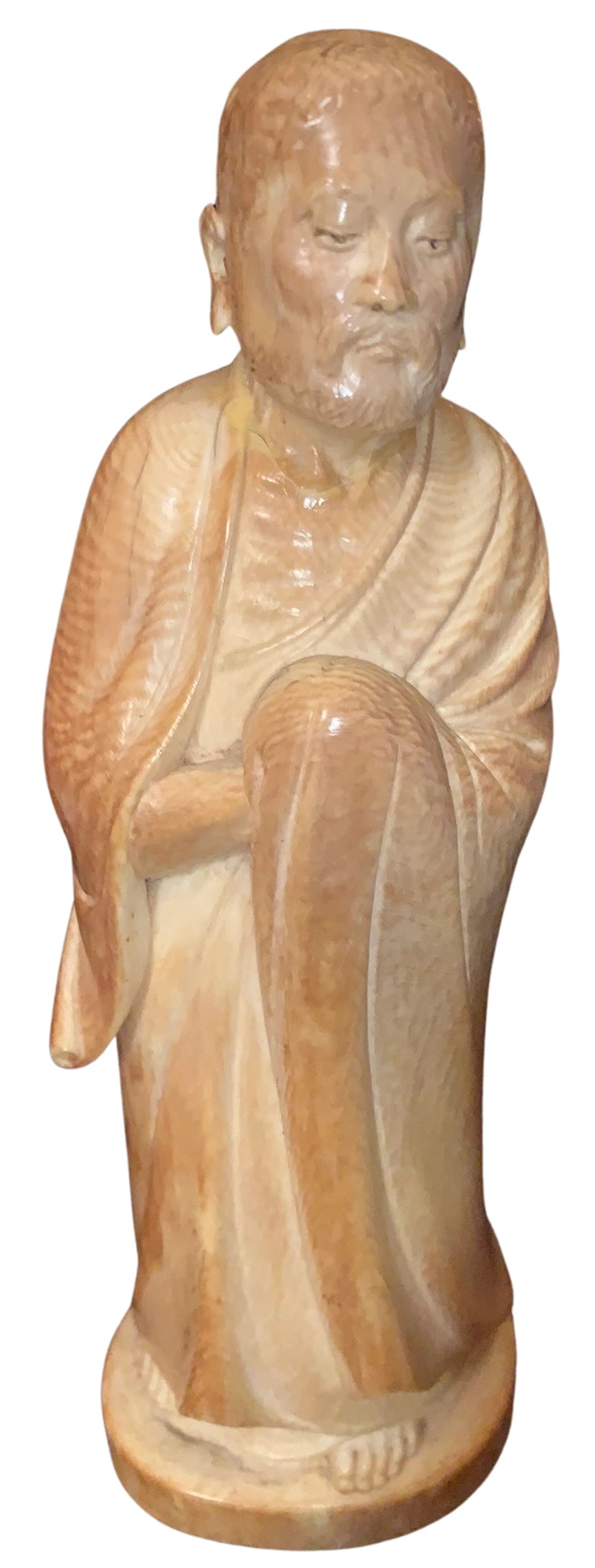 Daruma (Bodhi Dharma) patron saint of Zen. Meiji era.
