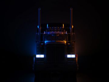 semi truck lights