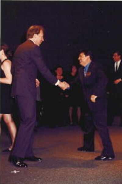 Dan Hesse, CEO and Eduardo Ramirez Project Manger, AT&T Wireless Circle of Excellence Award Ceremony