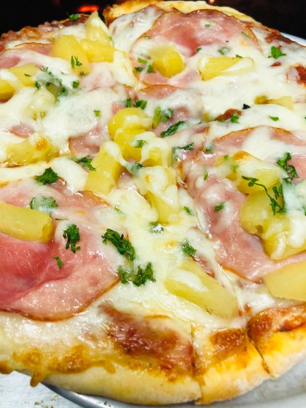 Positron Pineapple Pizza