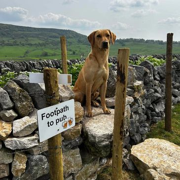 Footpath directly from the site that also goes to the local pub