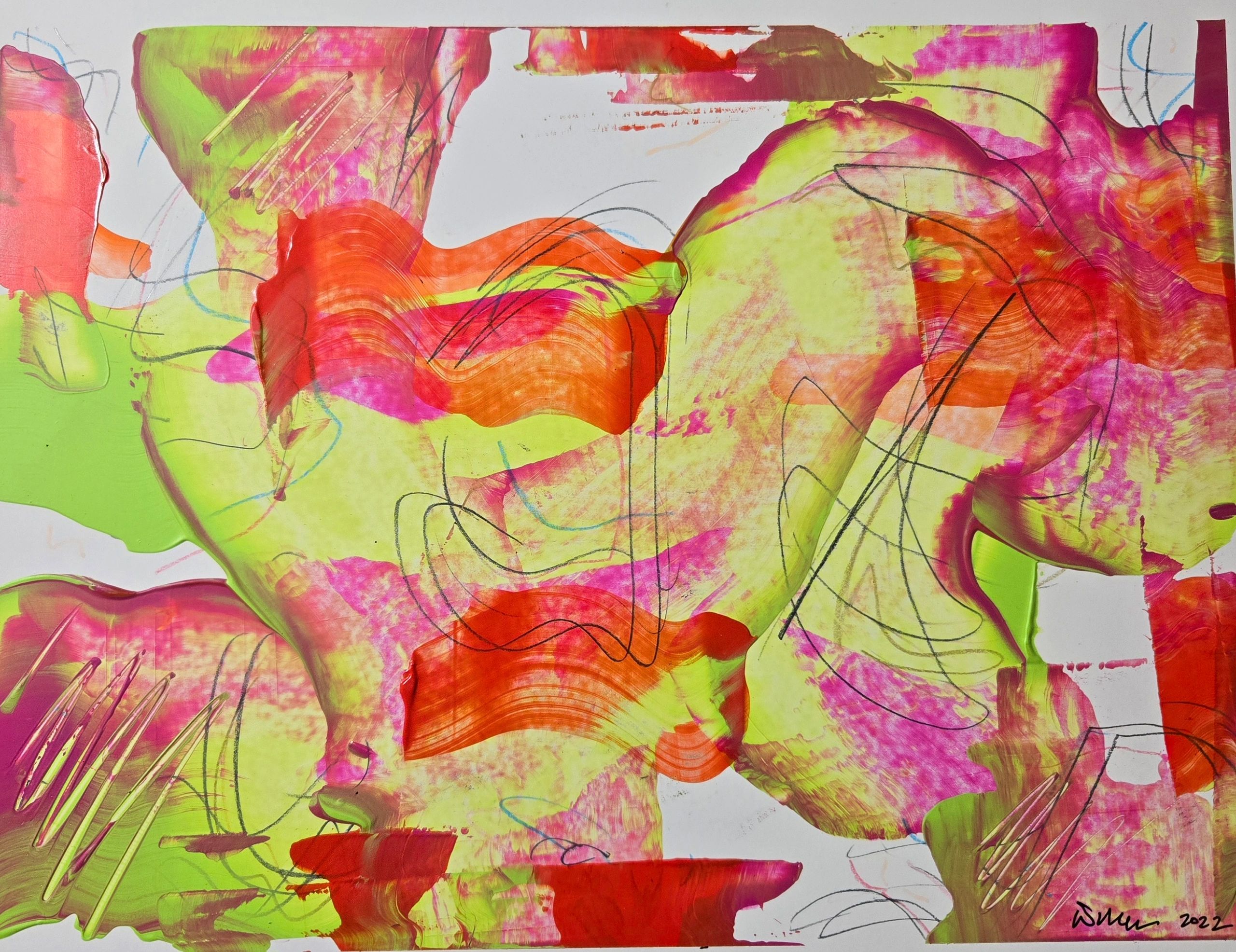 Abstract artwork by Douglas I. Sheer – 2022 board