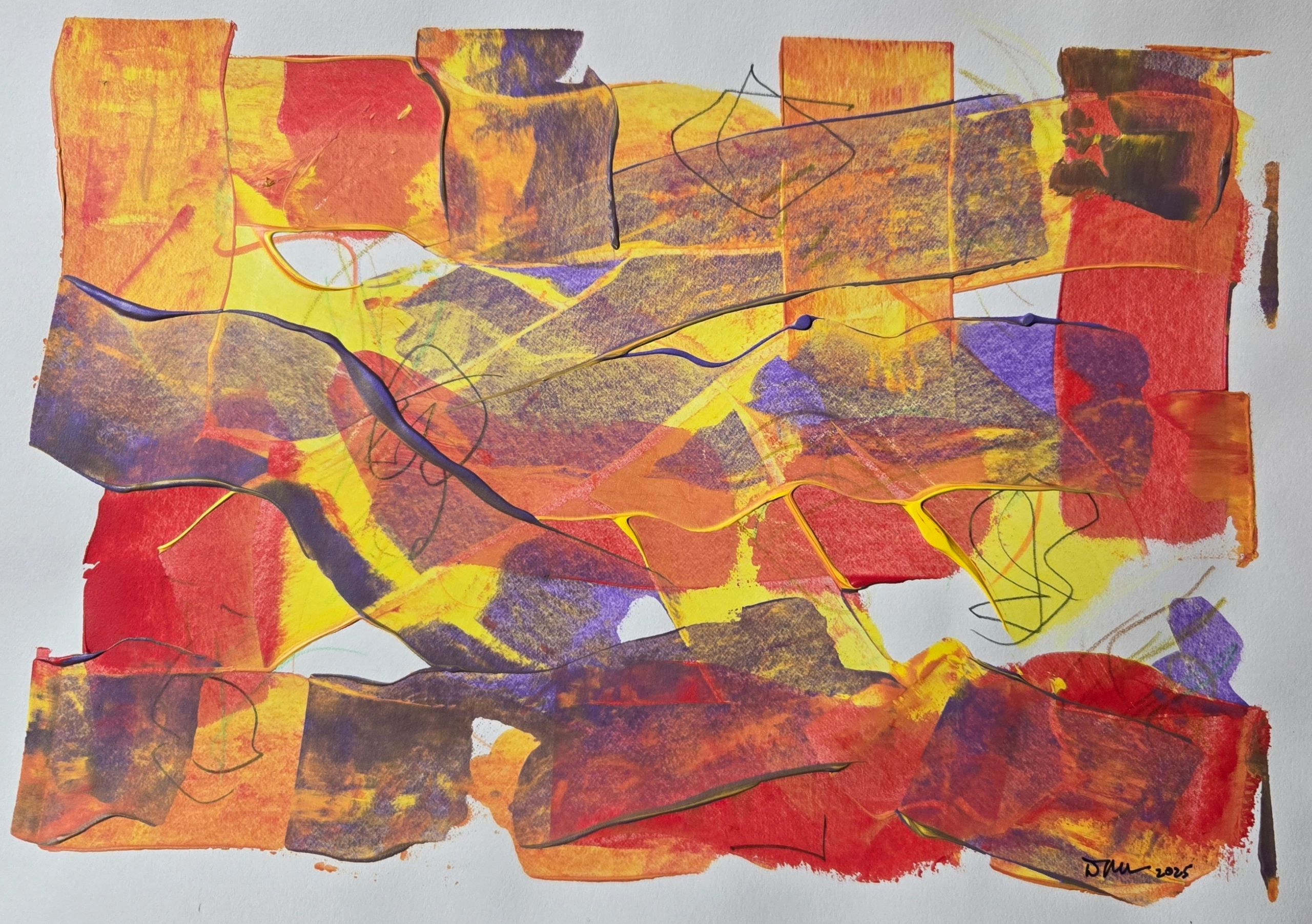 Abstract artwork by Douglas I. Sheer – 2025