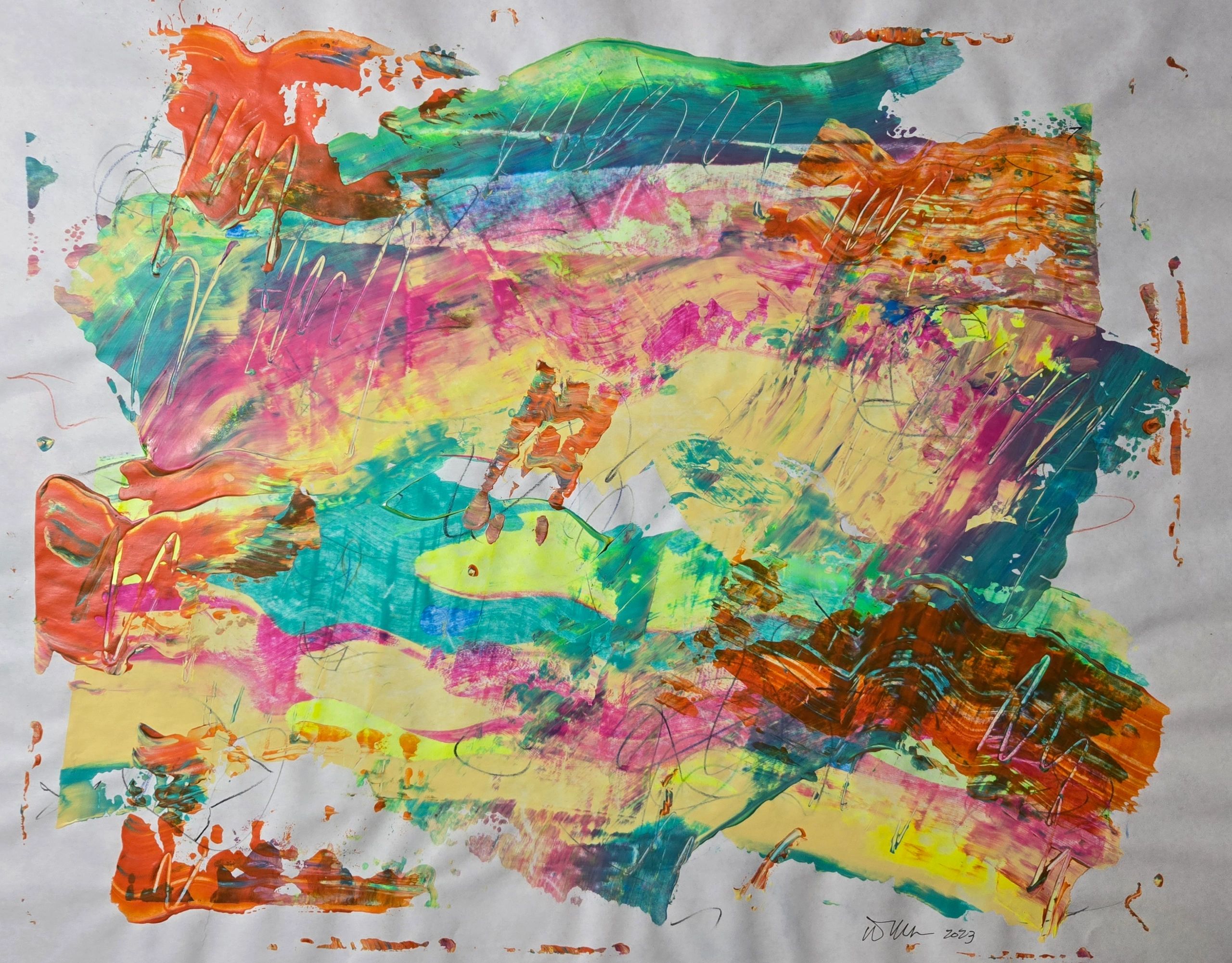 Abstract artwork by Douglas I. Sheer – 2023