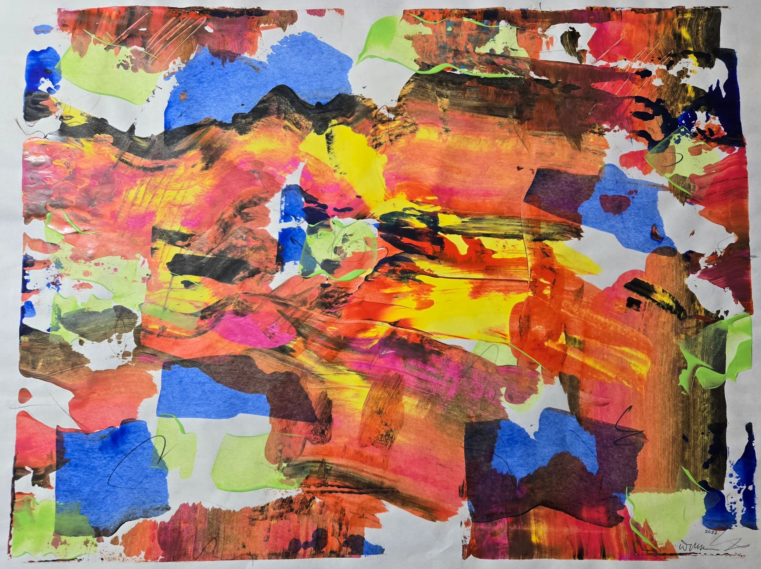Abstract artwork by Douglas I. Sheer – 2022