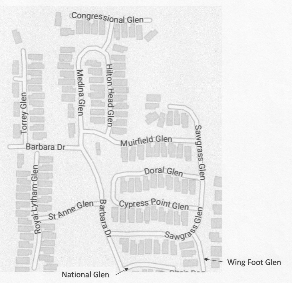 Map of the Glens. compliments of Gina