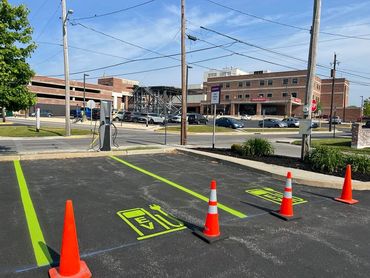 Electric Charging Paint Markings 
