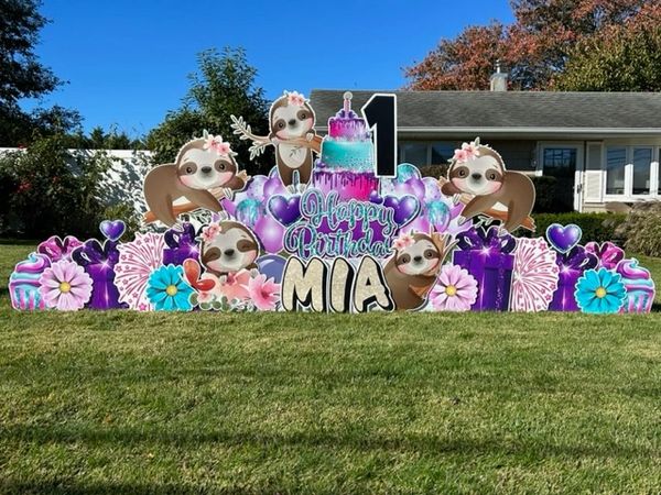 Birthday Lawn Sign