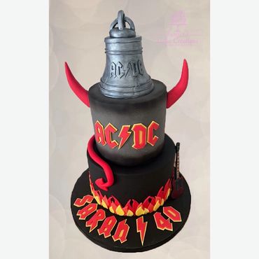 AC/DC cake