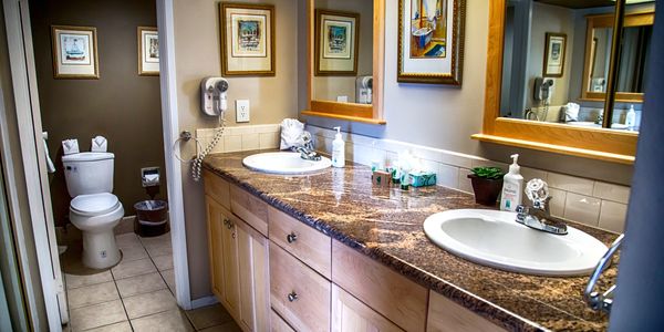 All Suite Spacious Extended Stay Bathroom