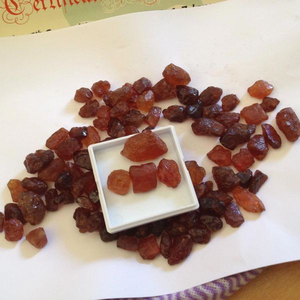 Raw Spessartine Garnet