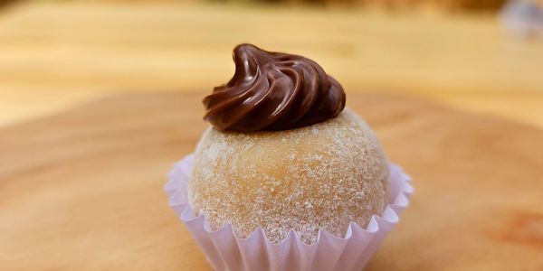 Milk powder Brigadeiro with Nutella on top