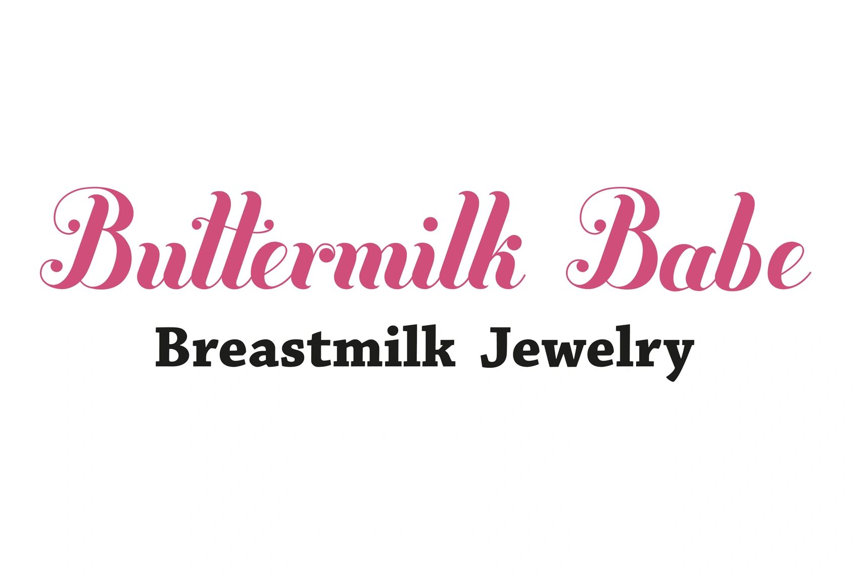 Buttermilk Babes breastmilk jewelry Logo 