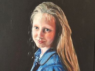 Young girl portrait by Christine Banat