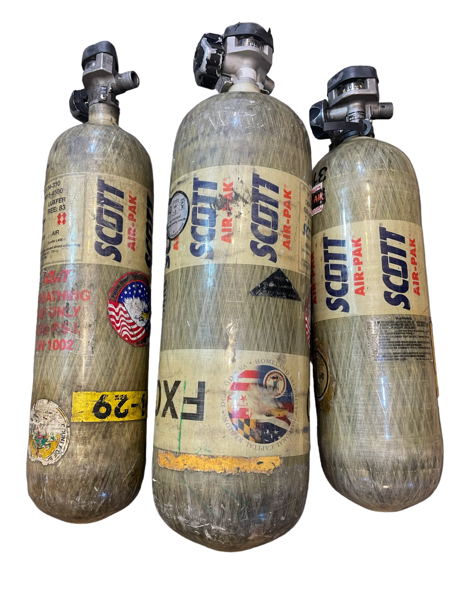 Used scba carbon fiber tanks