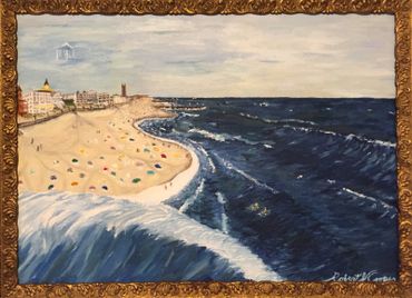 Ocean Grove landscape oil painting impressionist art