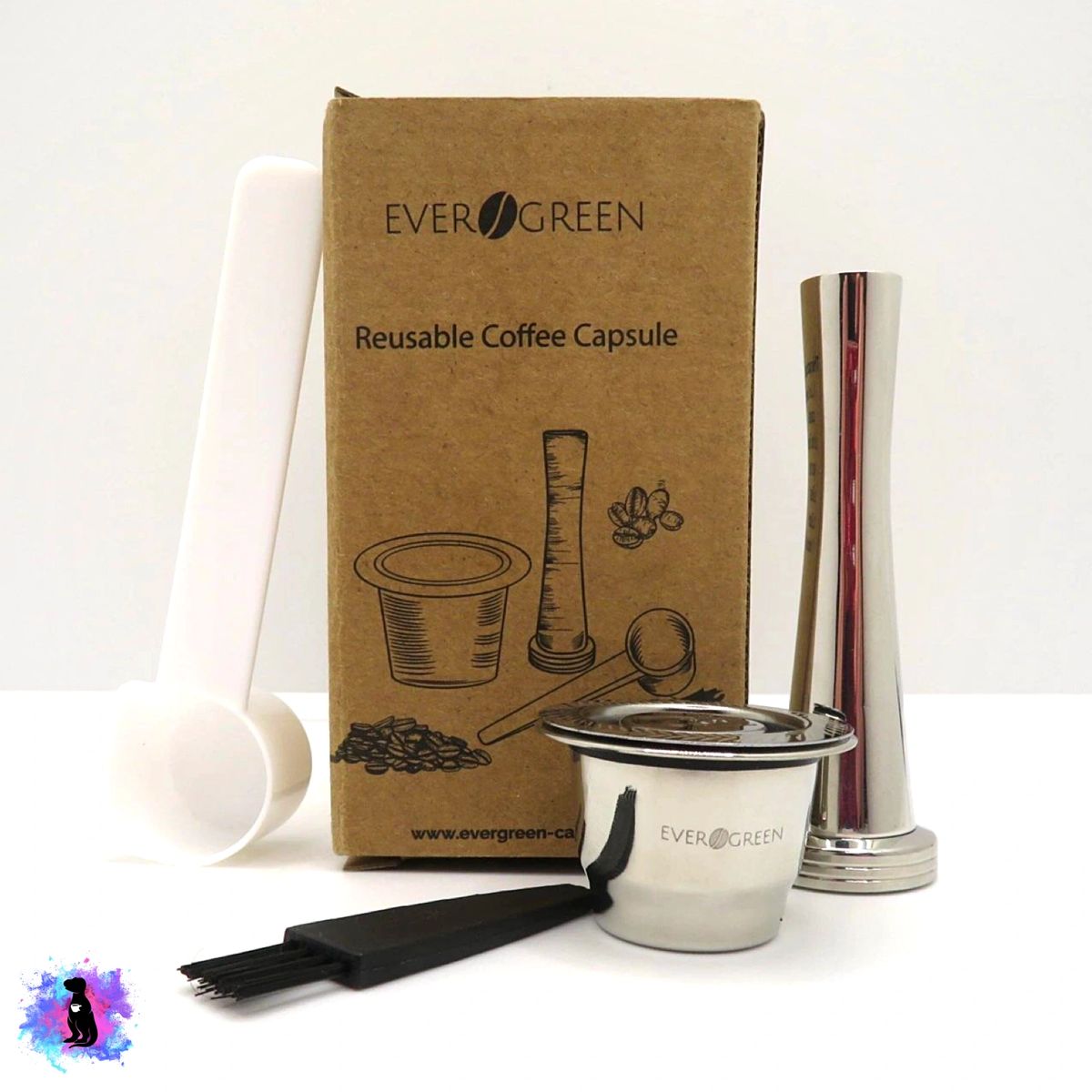 Cyberplads monarki violet Evergreen Reusable Capsule for Nespresso®