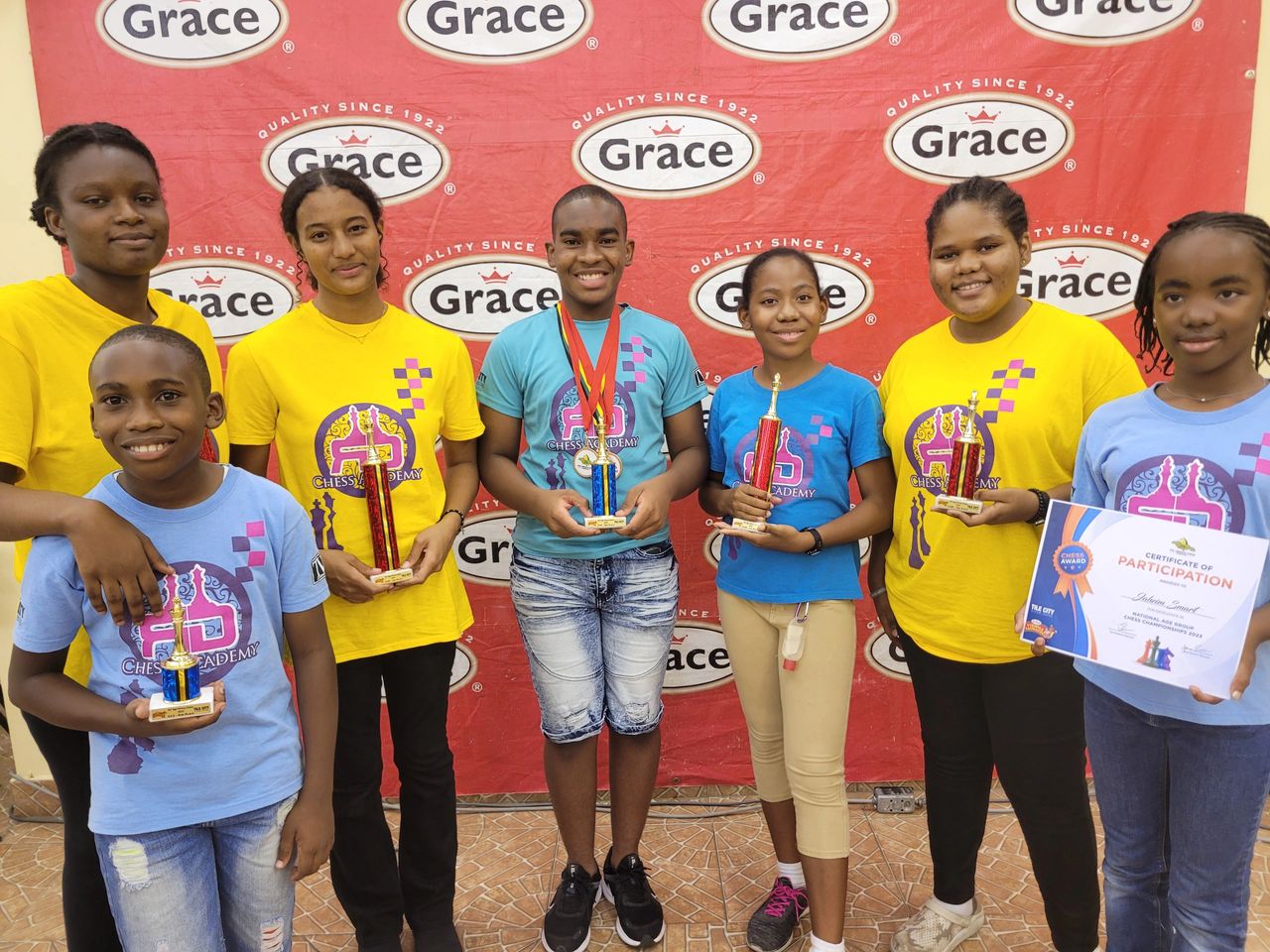 National chess players Raehanna Brown and Gabriella Watson need