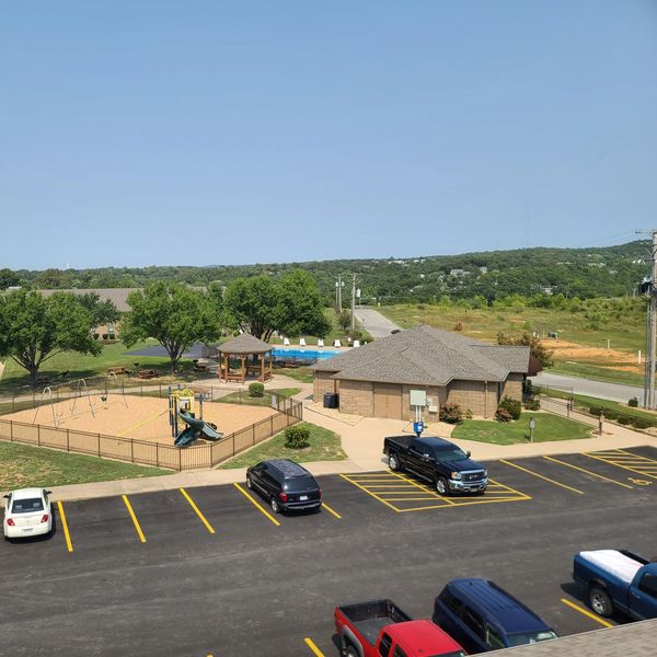 Ariel view of White River Mountain Apartments 