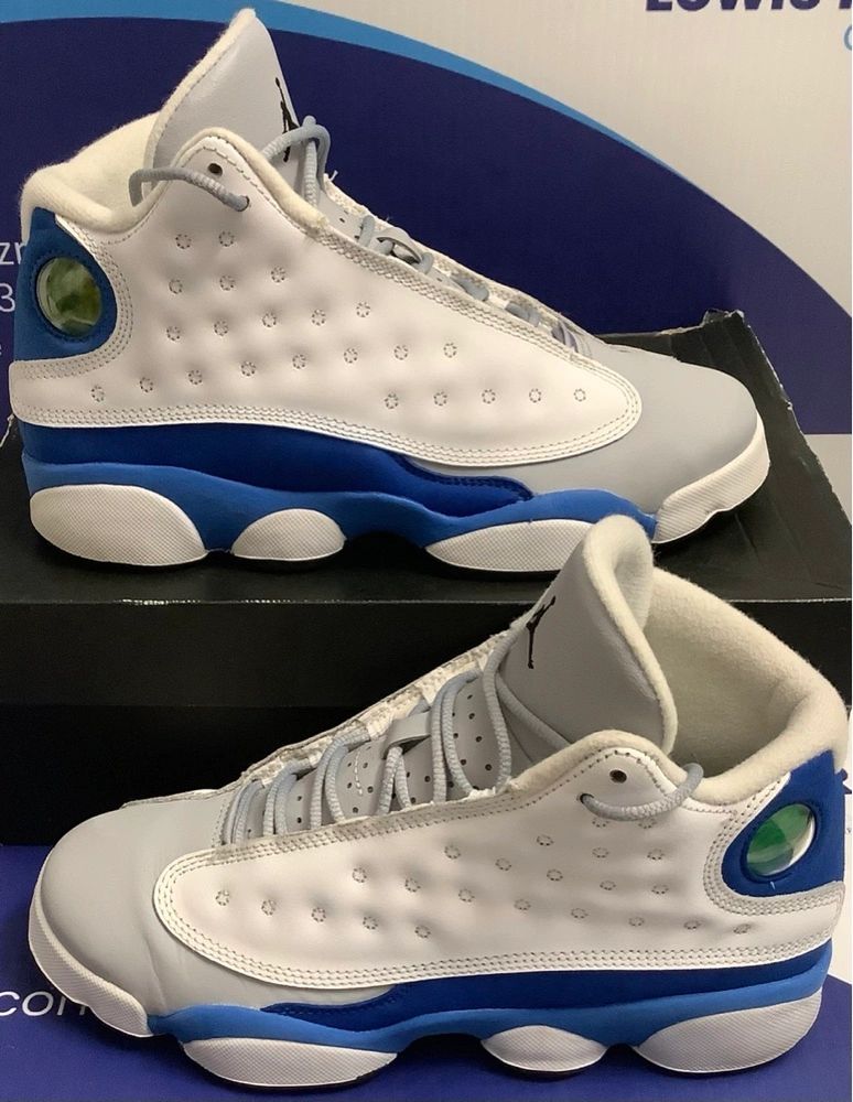 Reconditioned “Air Jordan 13 Retro Italy Blue” Kids Big Size 6.5y