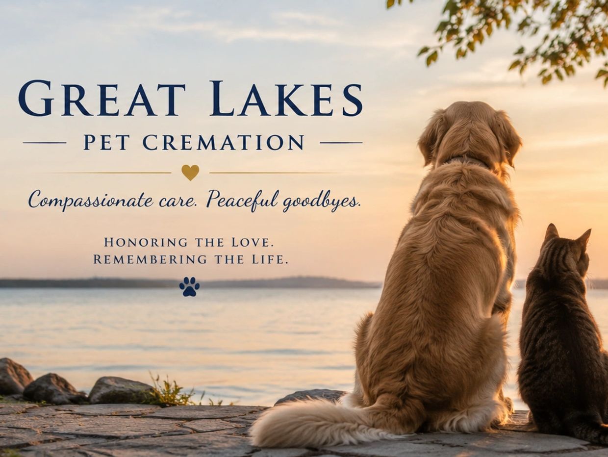 Mobile local pet cremation urns Toledo Ohio Lake Erie northwest Ohio pet cremation same day return
